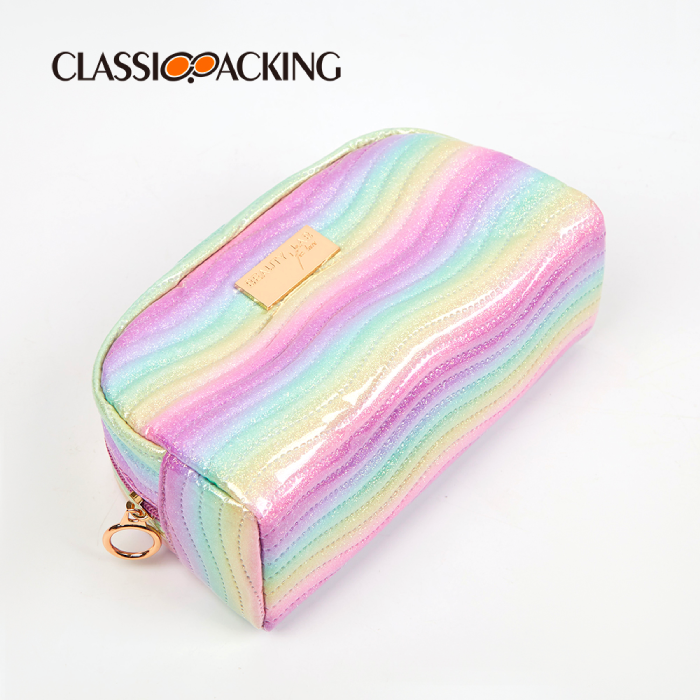 rainbow makeup bag